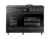 48" Pro Dual-Fuel Steam Range, Graphite Stainless Steel, Liquid Propane