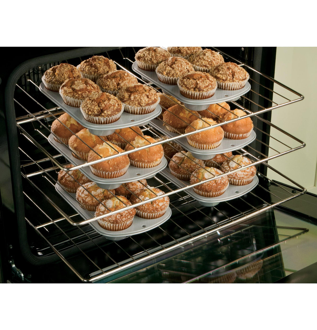 GE® 30" Slide-In Front Control Gas Range