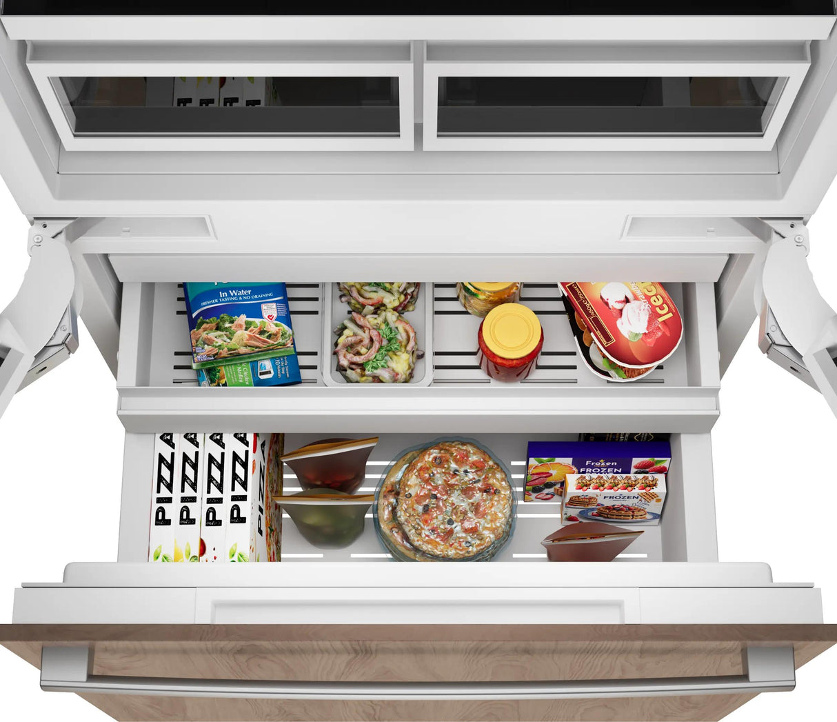 Benchmark™ Built-in Bottom Freezer Refrigerator 36'' Softclose® Flat Hinge