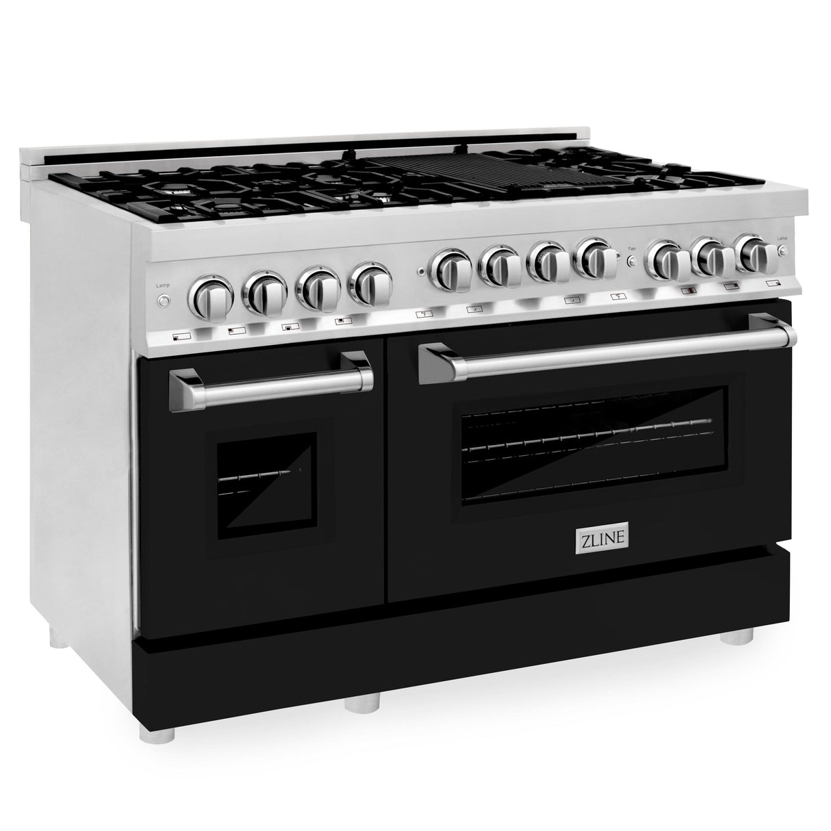 ZLINE 48" 6.0 cu. ft. Range with Gas Stove and Gas Oven in Stainless Steel (RG48) [Color: Red Matte]