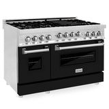 ZLINE 48" 6.0 cu. ft. Range with Gas Stove and Gas Oven in Stainless Steel (RG48) [Color: Red Matte]