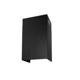 30" Professional Wall Mount Pyramid Range Hood In Black