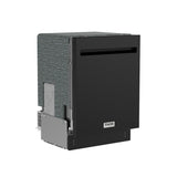 24 Inch Built-in Top Control Dishwasher With Pocket Handle - Black