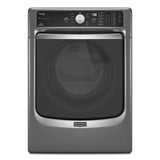 Maytag® Maxima® Steam Gas Dryer with Large Capacity and Stainless Steel Dryer Drum - 7.3 cu. ft. - Metallic Slate