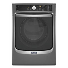 Maytag® Maxima® Steam Gas Dryer with Large Capacity and Stainless Steel Dryer Drum - 7.3 cu. ft. - Metallic Slate