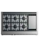 Gas Range 48", 6 Burners with Griddle