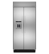 25 Cu. Ft. 42-Inch Width Built-In Side-by-Side Refrigerator, Architect® Series II - Stainless Steel