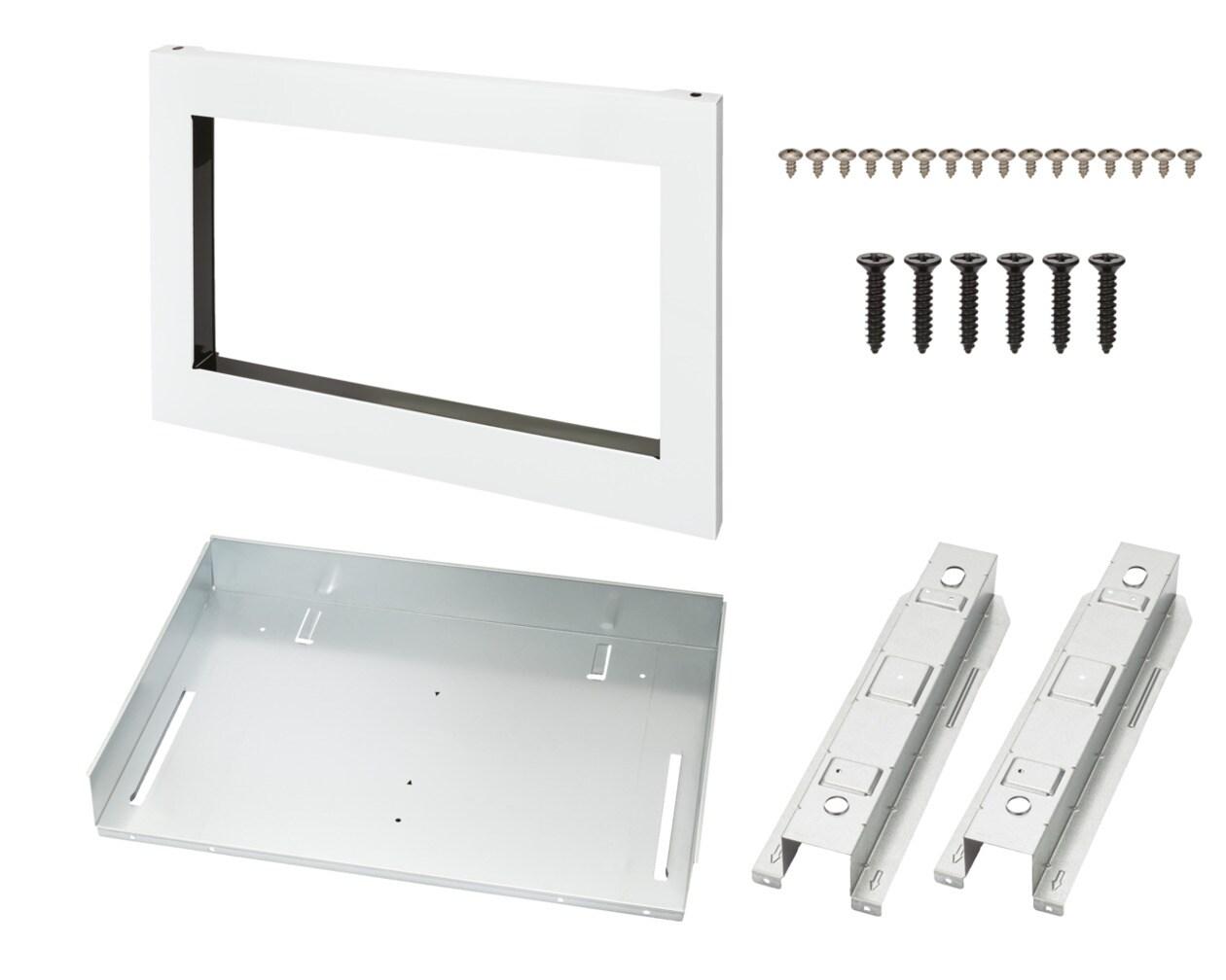 27" White Microwave Trim Kit