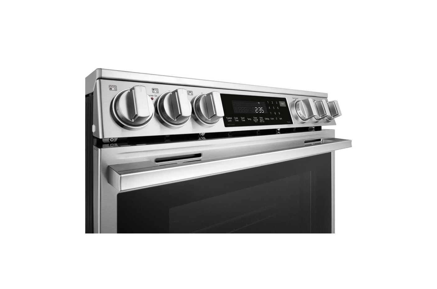 6.3 cu. ft. Smart Electric Slide-in Range with InstaView®, ProBake Convection®, and Air Fry