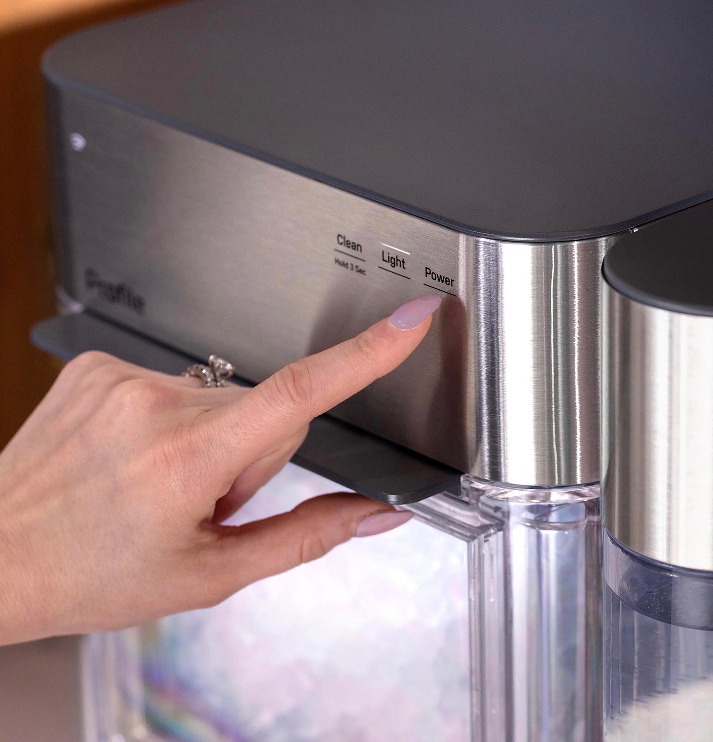 GE Profile™ Opal™ 2.0 Ultra Nugget Ice Maker with Side Tank and Scale Inhibiting Filter