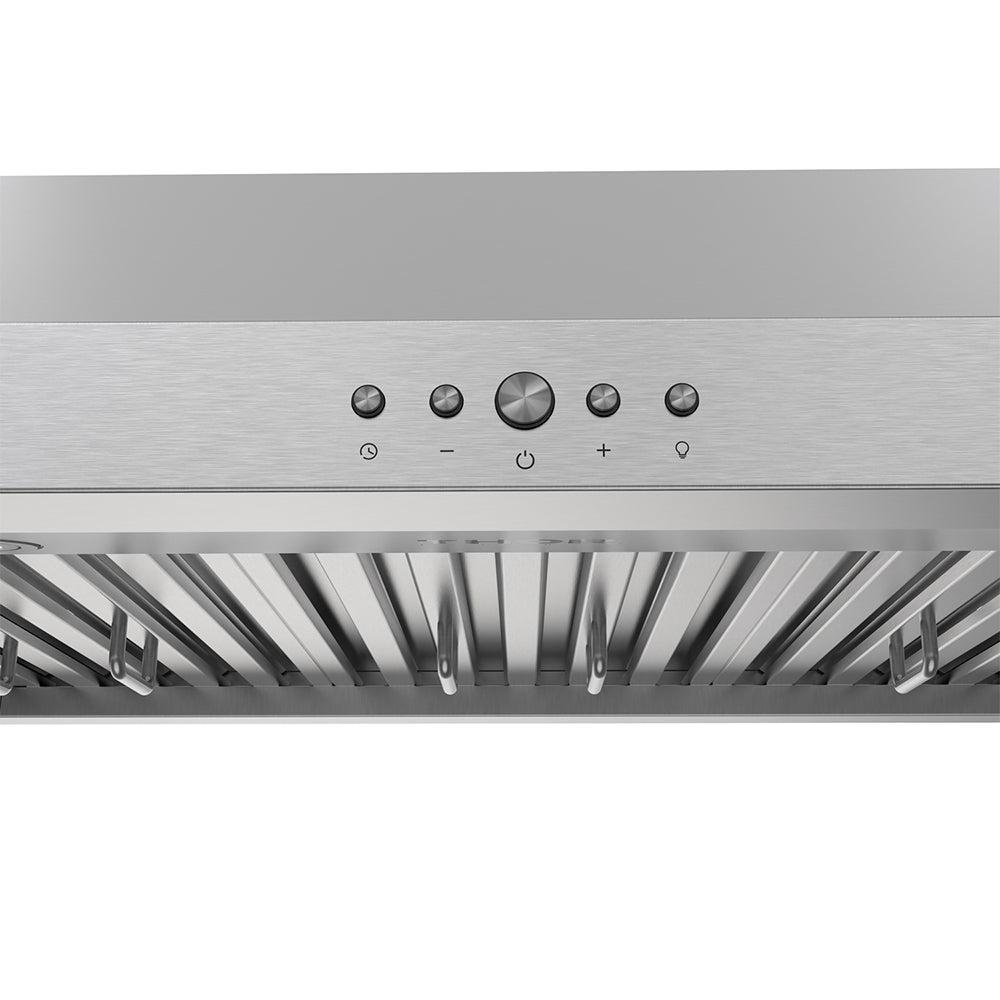 30 Inch Under Mounted Range Hood With 480 Cfm