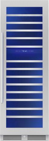 Presrv Wine Cooler, 24in Full Size, SS+Glass, Reversible Door, 2 Zone