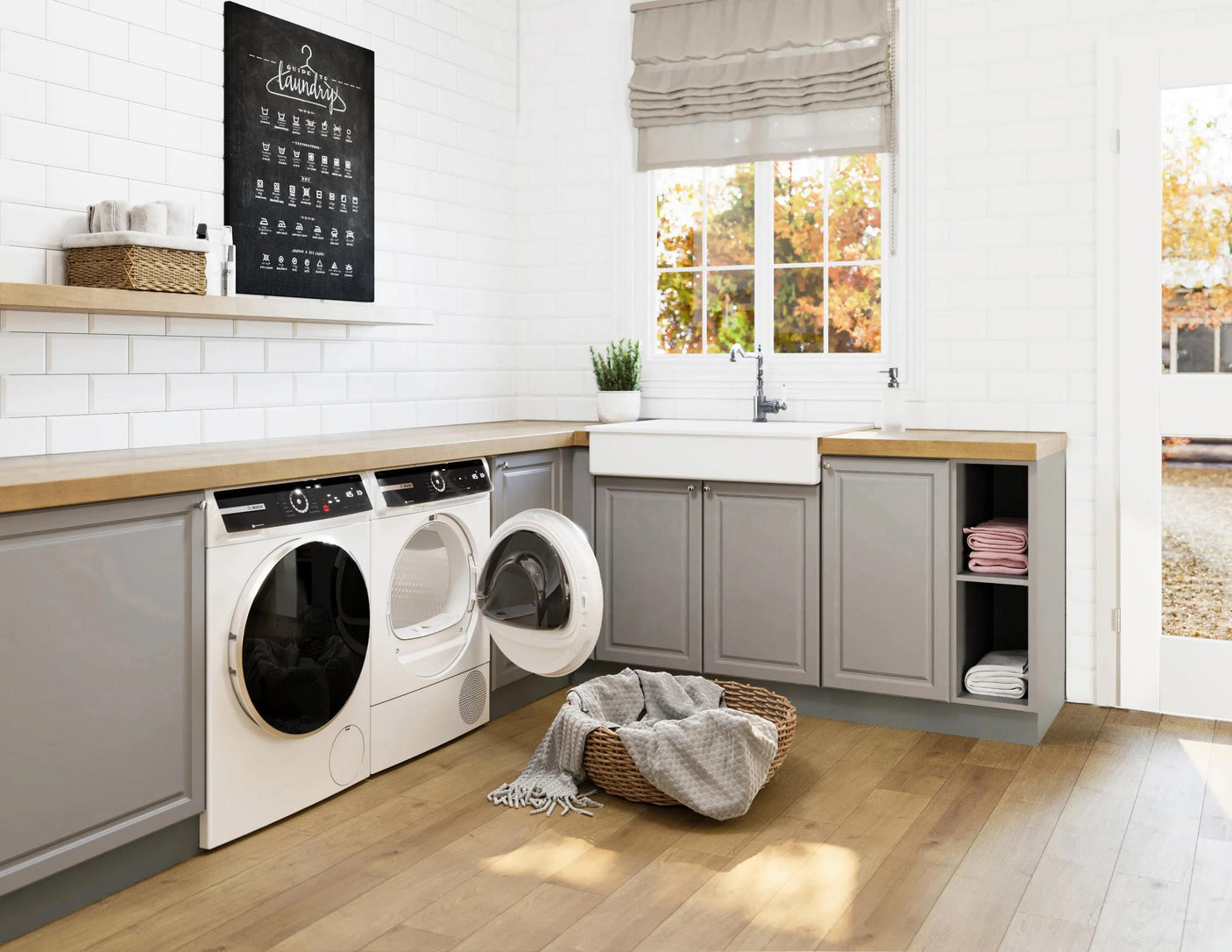 500 Series Compact Washer , White