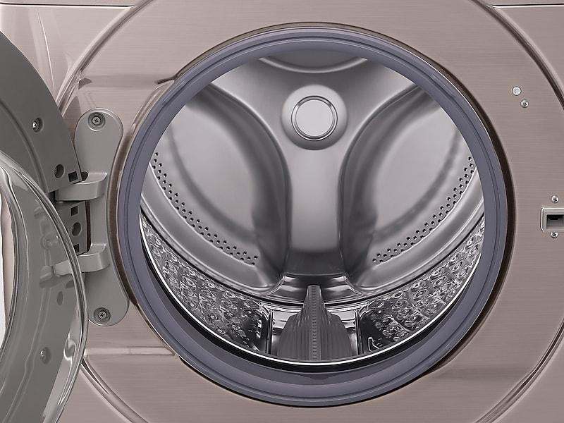 4.5 cu. ft. Smart Front Load Washer with Super Speed in Champagne