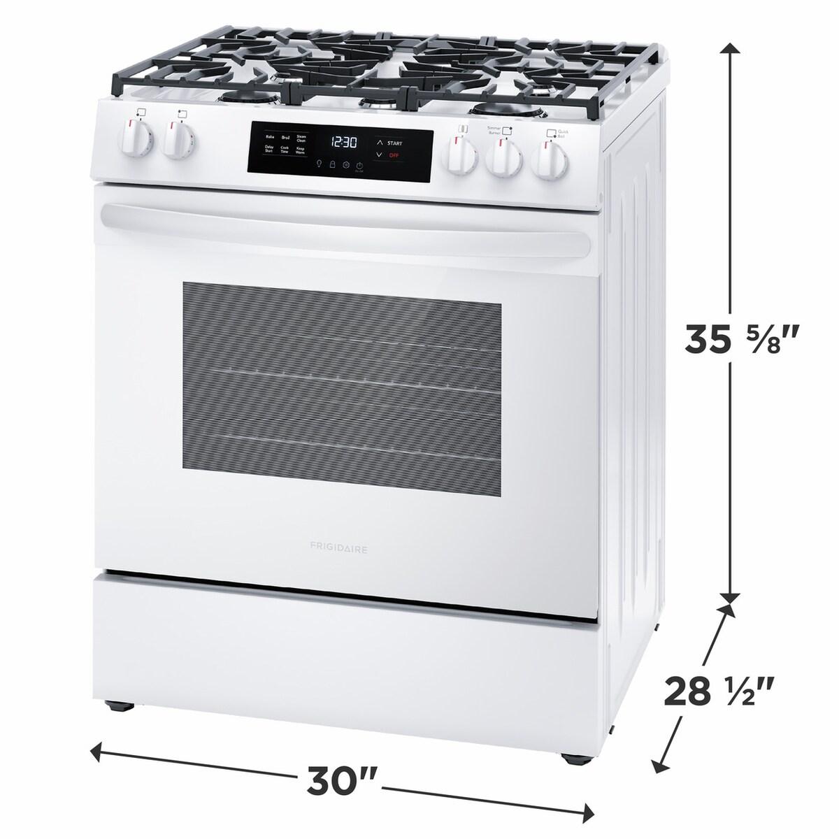 30" Front Control Gas Range with Quick Boil