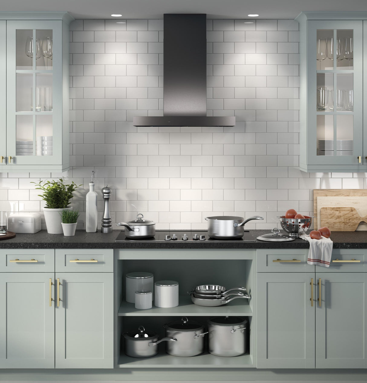 30" Smart Designer Wall Mount Hood w/ Perimeter Venting