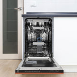 ZLINE 18" Tallac Series 3rd Rack Top Control Dishwasher with Traditional Handle, 51dBa [Color: Copper]