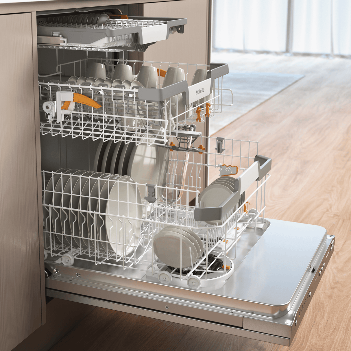 G 7186 SCVi SFP AutoDos Stainless Steel. - Fully-integrated, full-size dishwasher with Automatic Dispensing thanks to AutoDos with integrated PowerDisk.