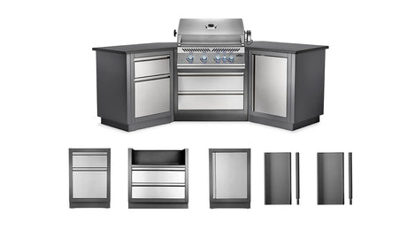 OASIS 200 Outdoor Kitchen, Built-in 700 Series 32 Built-in 700 Series 32 , Natural Gas, Stainless Steel