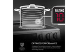 30" Induction Cooktop, 4 Elements, White Backlit, Red Bar, Bridge, ThinQ®