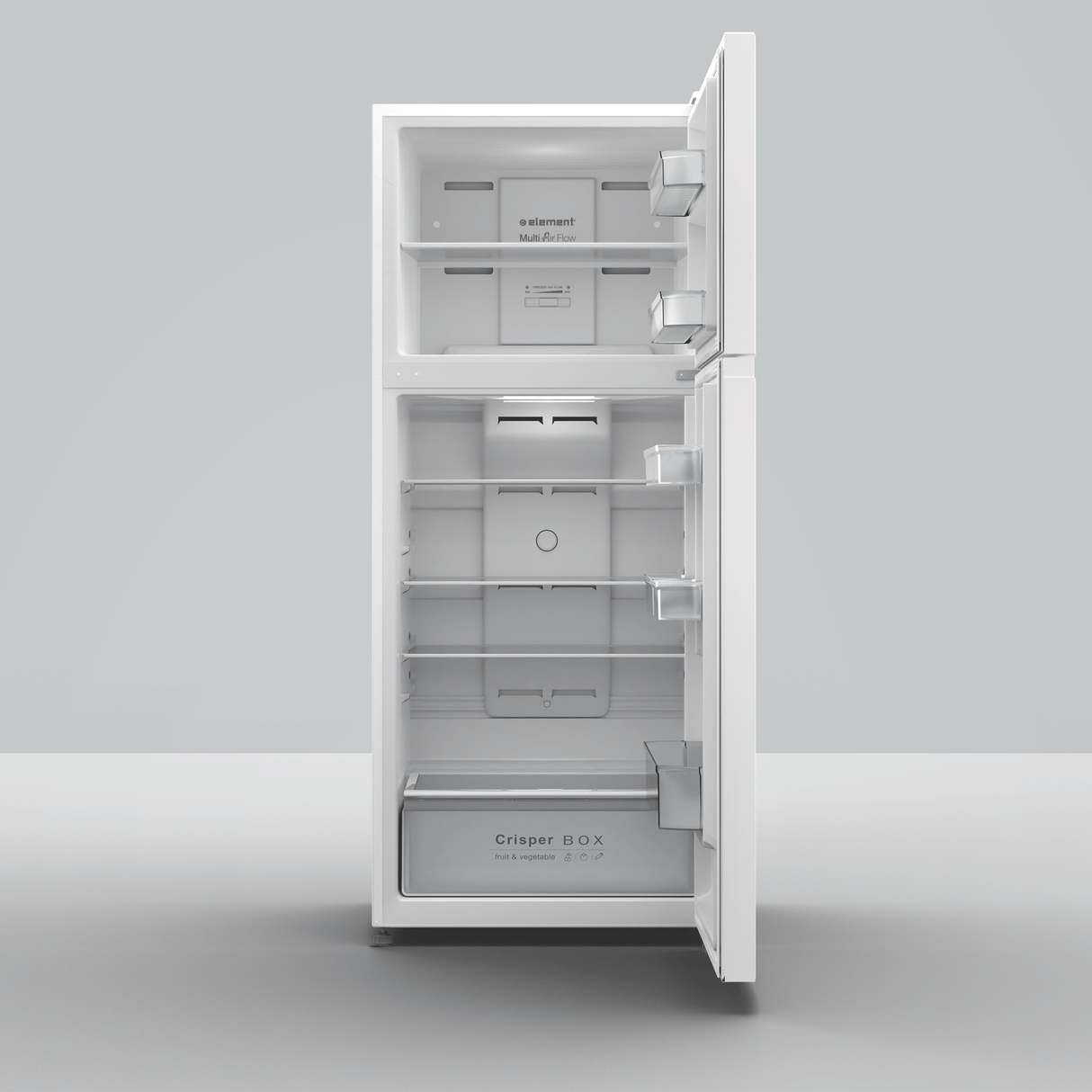 Element Electronics 15.0 cu. ft. Top Mount Refrigerator - White, ENERGY STAR (EATG15000W)