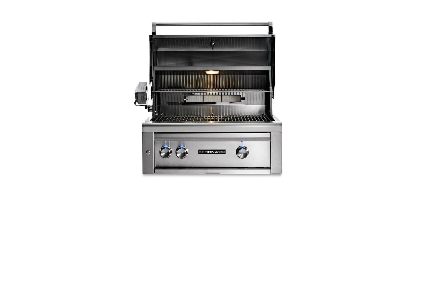 30" SEDONA BUILT-IN GRILL WITH ROTISSERIE, 1 PROSEAR INFRARED BURNER AND 1 STAINLESS STEEL BURNER (L501PSR)