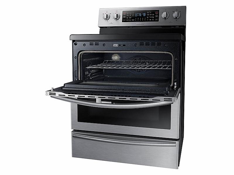 5.9 cu. ft. Freestanding Electric Range with Flex Duo™ & Dual Door in Stainless Steel
