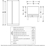 GE® 25.3 Cu. Ft. Side-By-Side Refrigerator