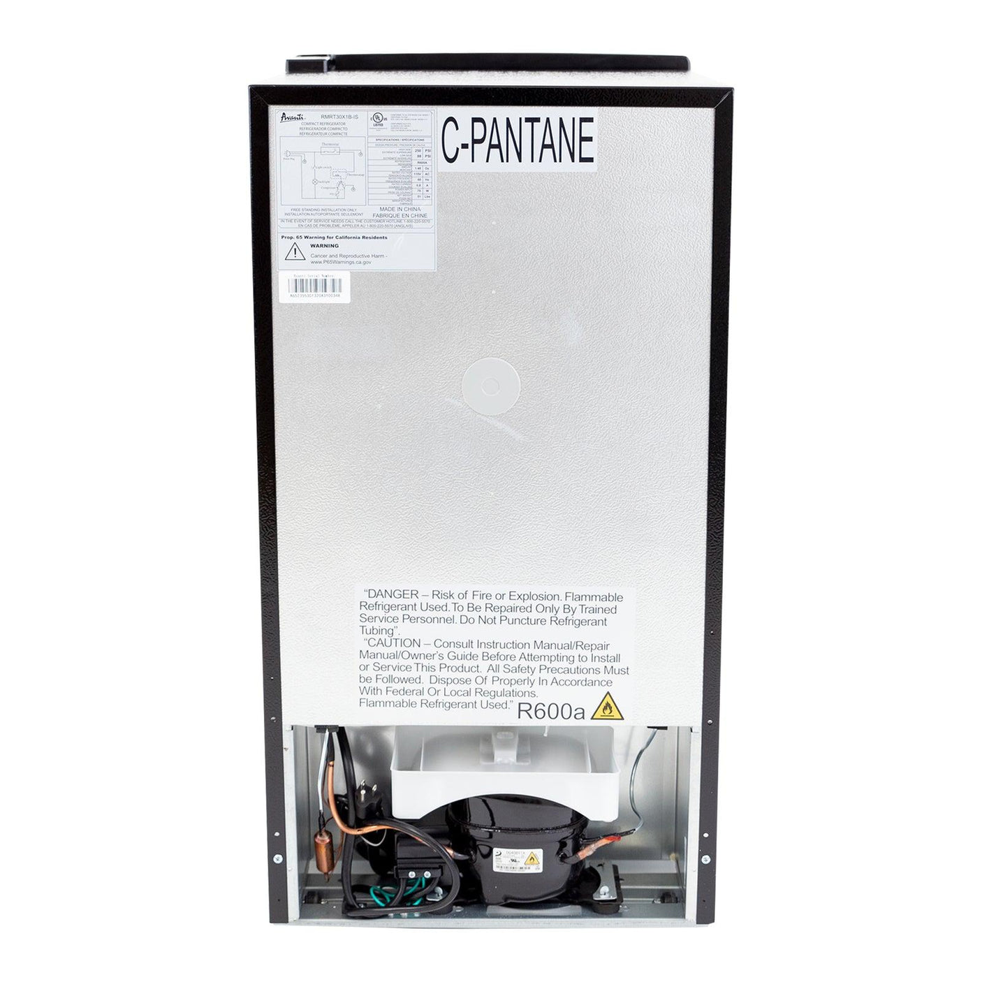 Avanti 3.1 Cu. Ft. Retro Compact Refrigerator - Black