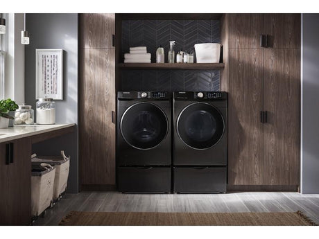 4.5 cu. ft. Smart Front Load Washer with Super Speed in Black Stainless Steel