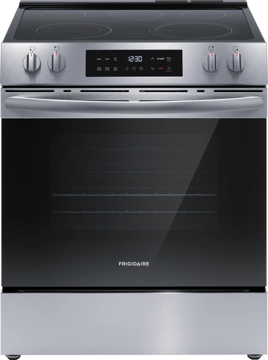 30" Front Control Electric Range with Air Fry