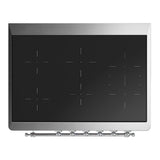 ILVE UMIB36NR3MBC Majestic III 36 inch Induction Range with 6 Elements, 3.5 cu. ft. Total Oven Capacity (Triple Glass Door, Midnight Blue, Chrome)