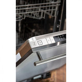 ZLINE 18 in. Compact Top Control Dishwasher with Stainless Steel Tub and Modern Style Handle, 52 dBa (DW-18) [Color: Stainless Steel]