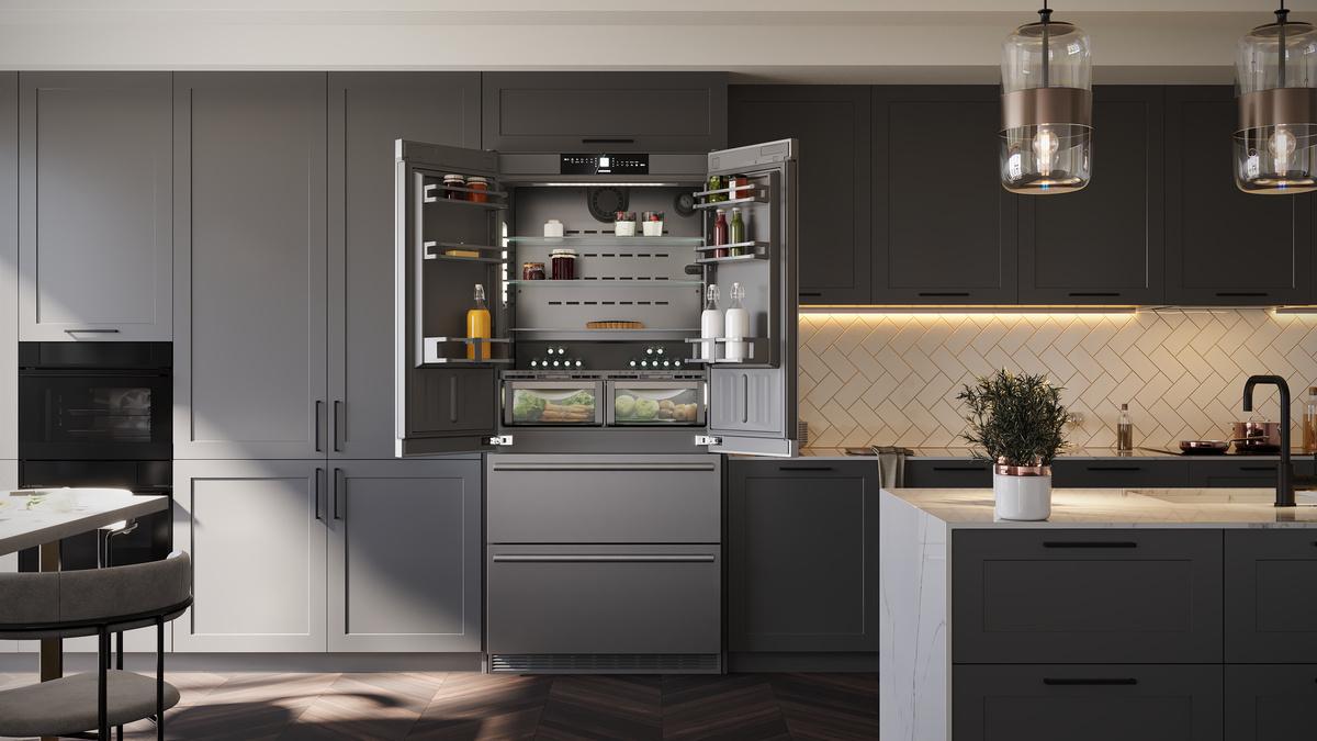 Refrigerator-Freezer Combination with BioFresh