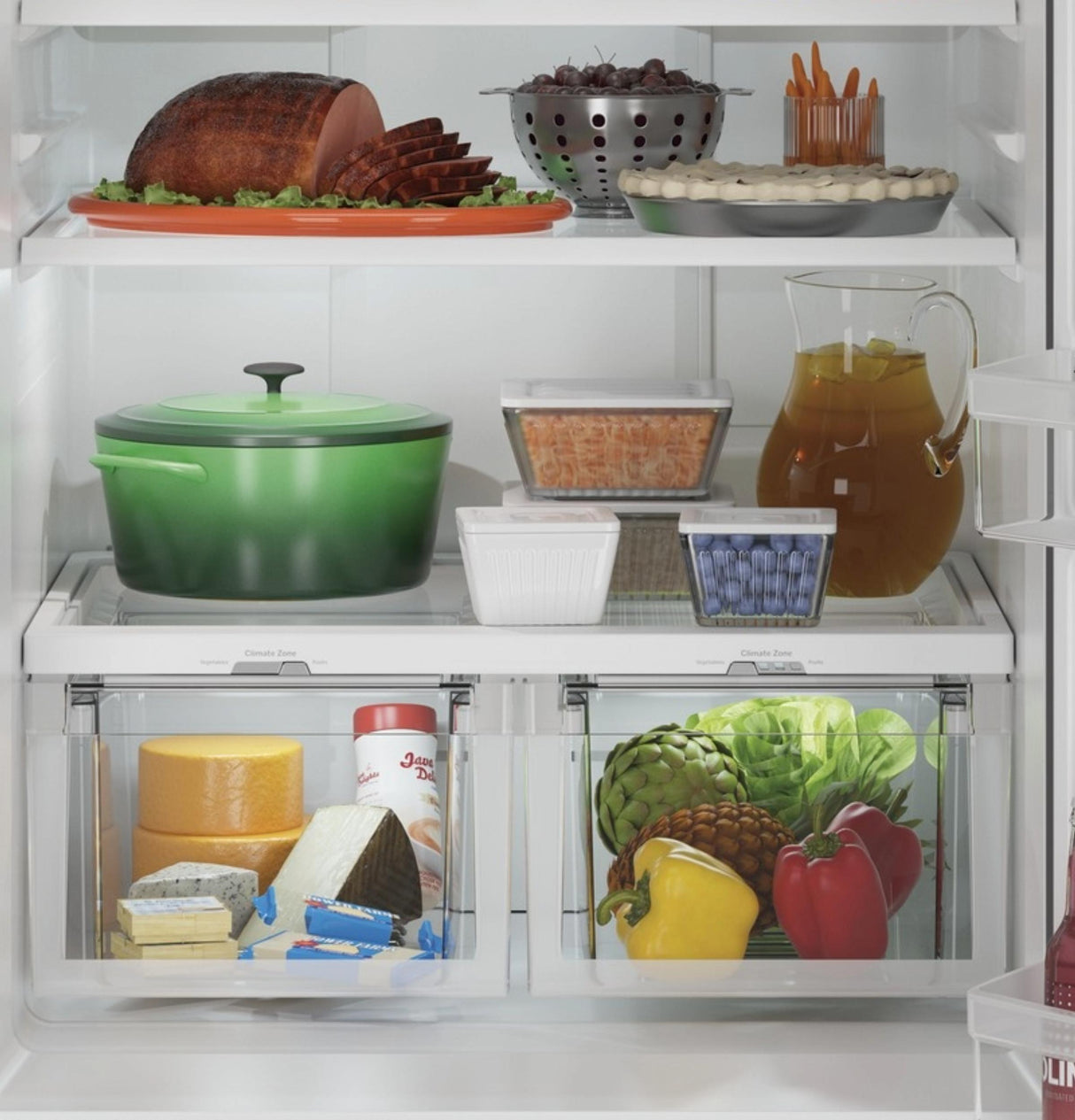 GE® ENERGY STAR® 20.9 Cu. Ft. Bottom-Freezer Refrigerator