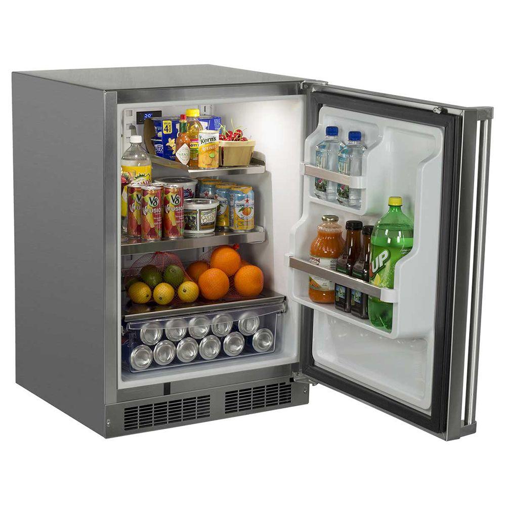 24-In Outdoor Built-In All Refrigerator With Maxstore Bin with Door Swing - Right