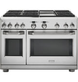 Monogram 48" All Gas Professional Range with 6 Burners and Griddle (Natural Gas)