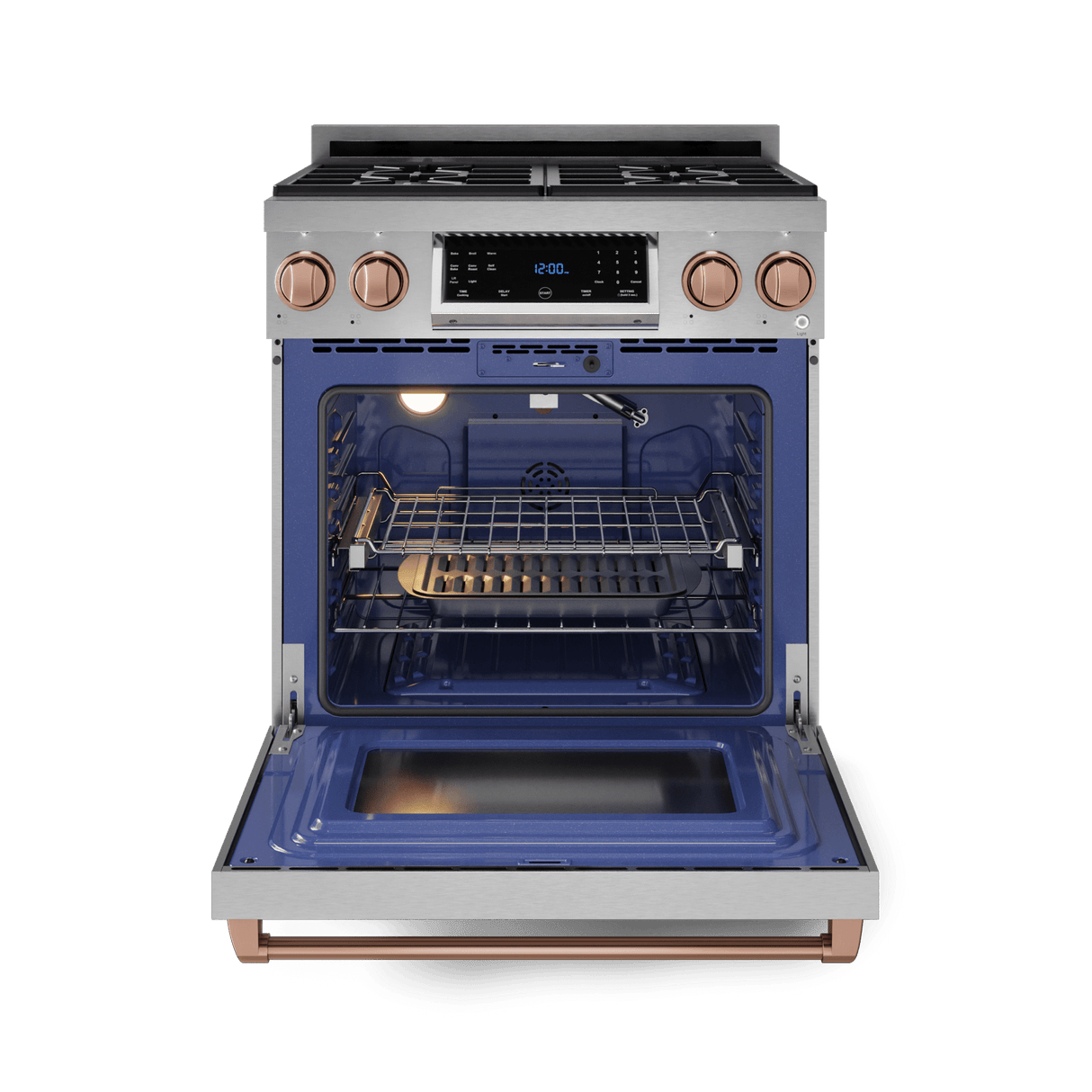30 Inch Professional Lp Range With Tilt Panel Touch Control In Stainless Steel/rose Gold  Gordon Ramsay Series