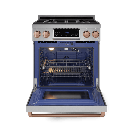 30 Inch Professional Lp Range With Tilt Panel Touch Control In Stainless Steel/rose Gold  Gordon Ramsay Series