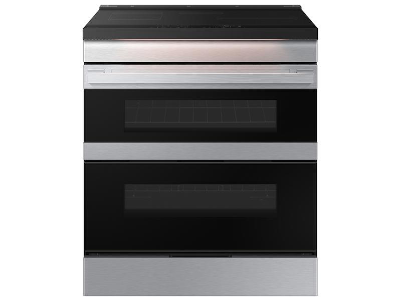Bespoke Smart Slide-In Induction Range 6.3 cu. ft. with Flex Duo™ & Ambient Edge Lighting™ in Stainless Steel