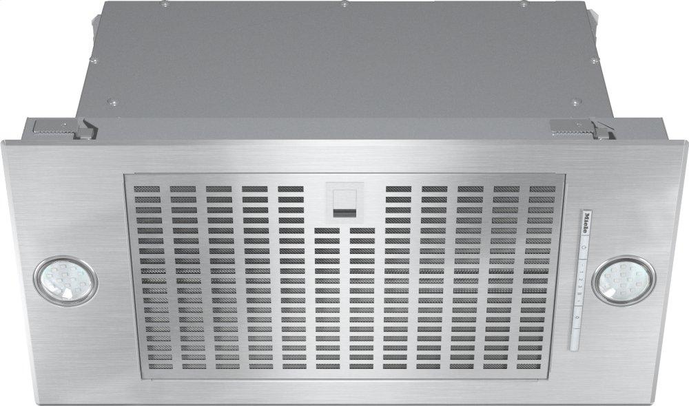 DA 2360 Stainless steel - Insert ventilation hood with energy-efficient LED lighting and backlit controls for easy use.