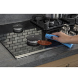 GE® 36" Built-In Gas on Glass Cooktop with 5 Burners and Dishwasher Safe Grates