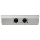 Forno Frassanito 60-Inch Recessed Range Hood, Stainless Steel Baffle Filters, LED Lighting