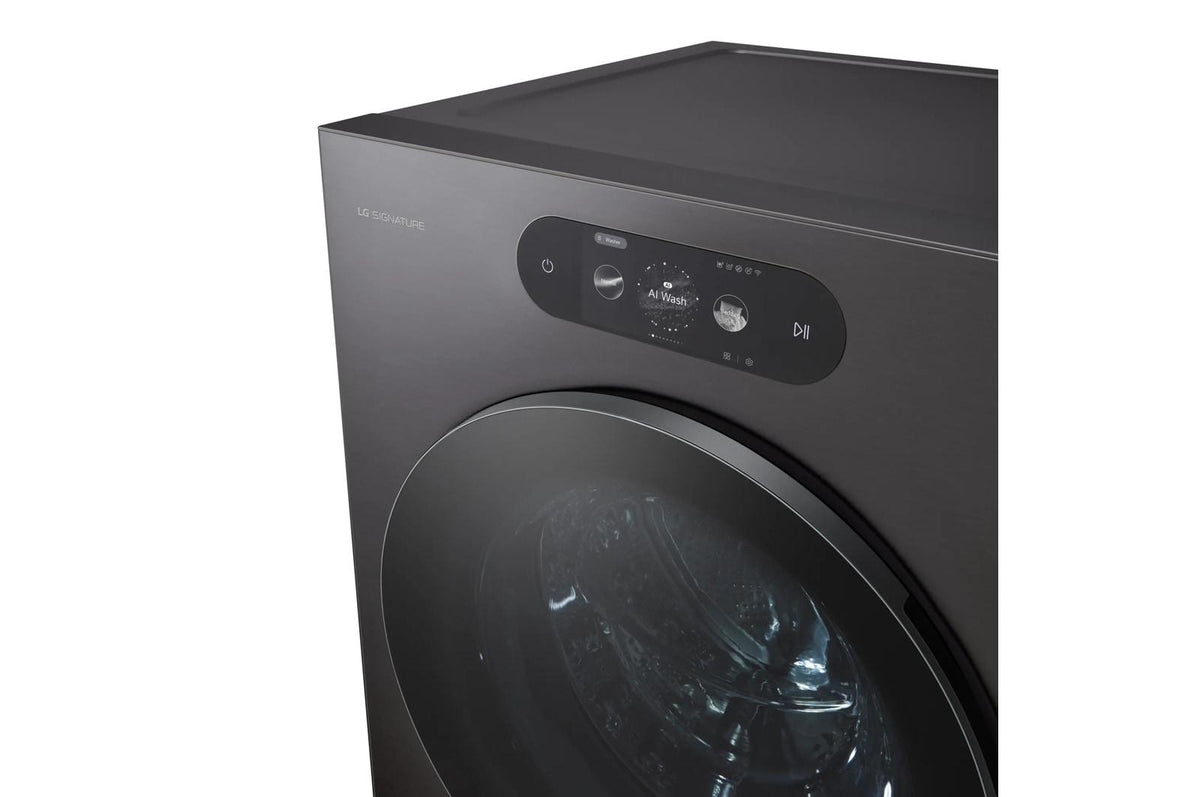 LG SIGNATURE 5.8 cu. ft. Mega Capacity Smart Front Load Washer with Built-In Intelligence, TurboWash® 360(degree), ezDispense® and Touch LCD Control