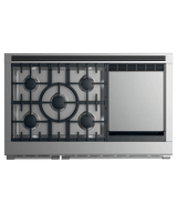 Dual Fuel Range, 48", 5 Burners with Griddle, LPG