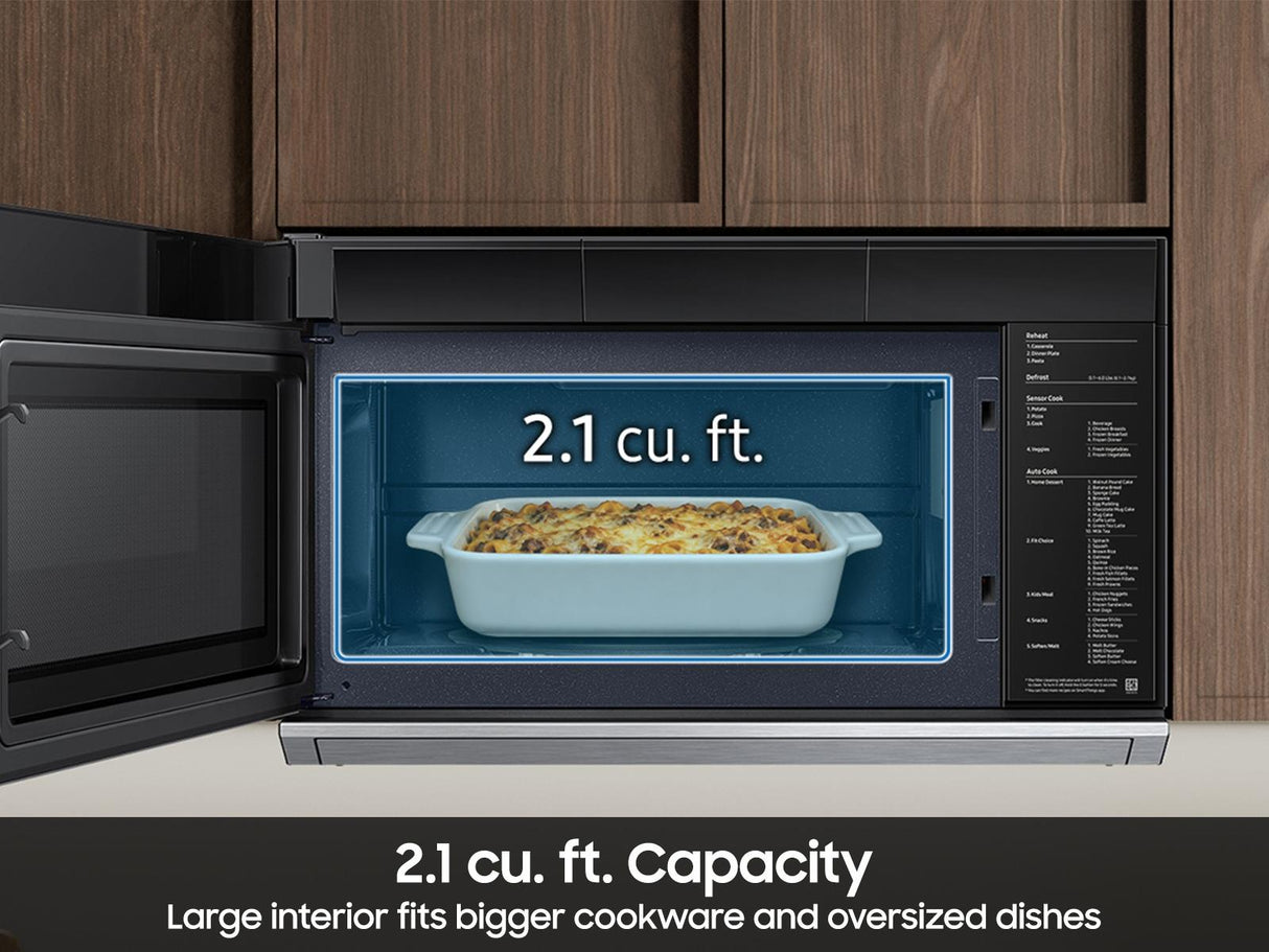 Bespoke Over-the-Range Microwave DualVent Technology  Auto Connectivity  500 CFM