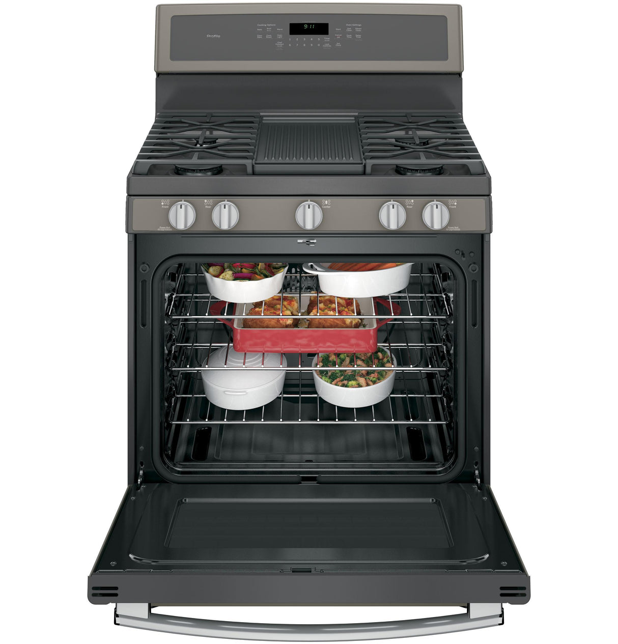 GE Profile™ 30" Free-Standing Gas Convection Range