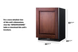 24" Wide Outdoor All-refrigerator (panel Not Included)