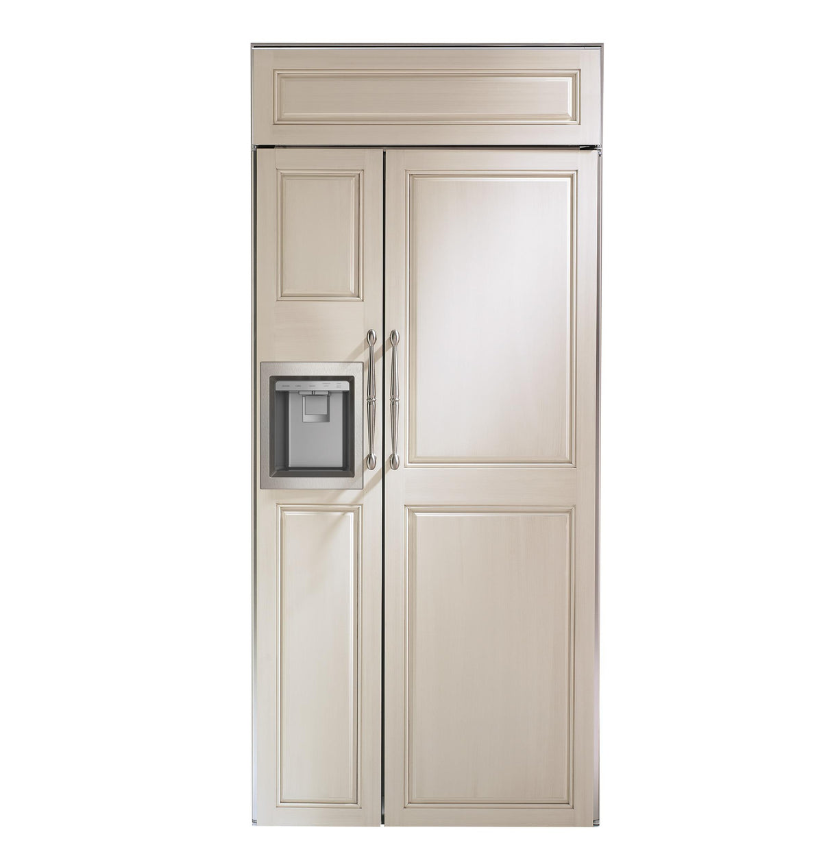 Monogram 36" Panel-Ready Built-In Side-by-Side Refrigerator with Dispenser