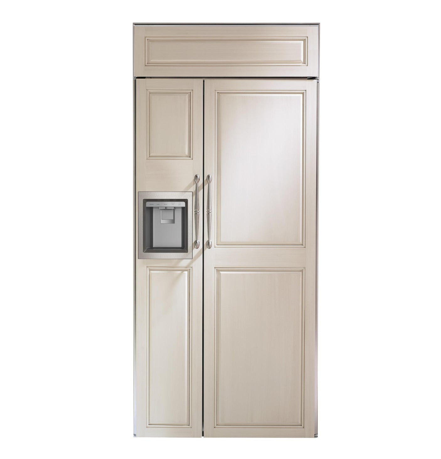 Monogram 36" Panel-Ready Built-In Side-by-Side Refrigerator with Dispenser